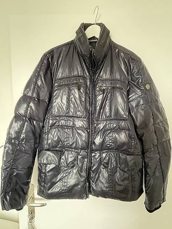 Dunkelblaue Trussardi Jeans Herrenjacke