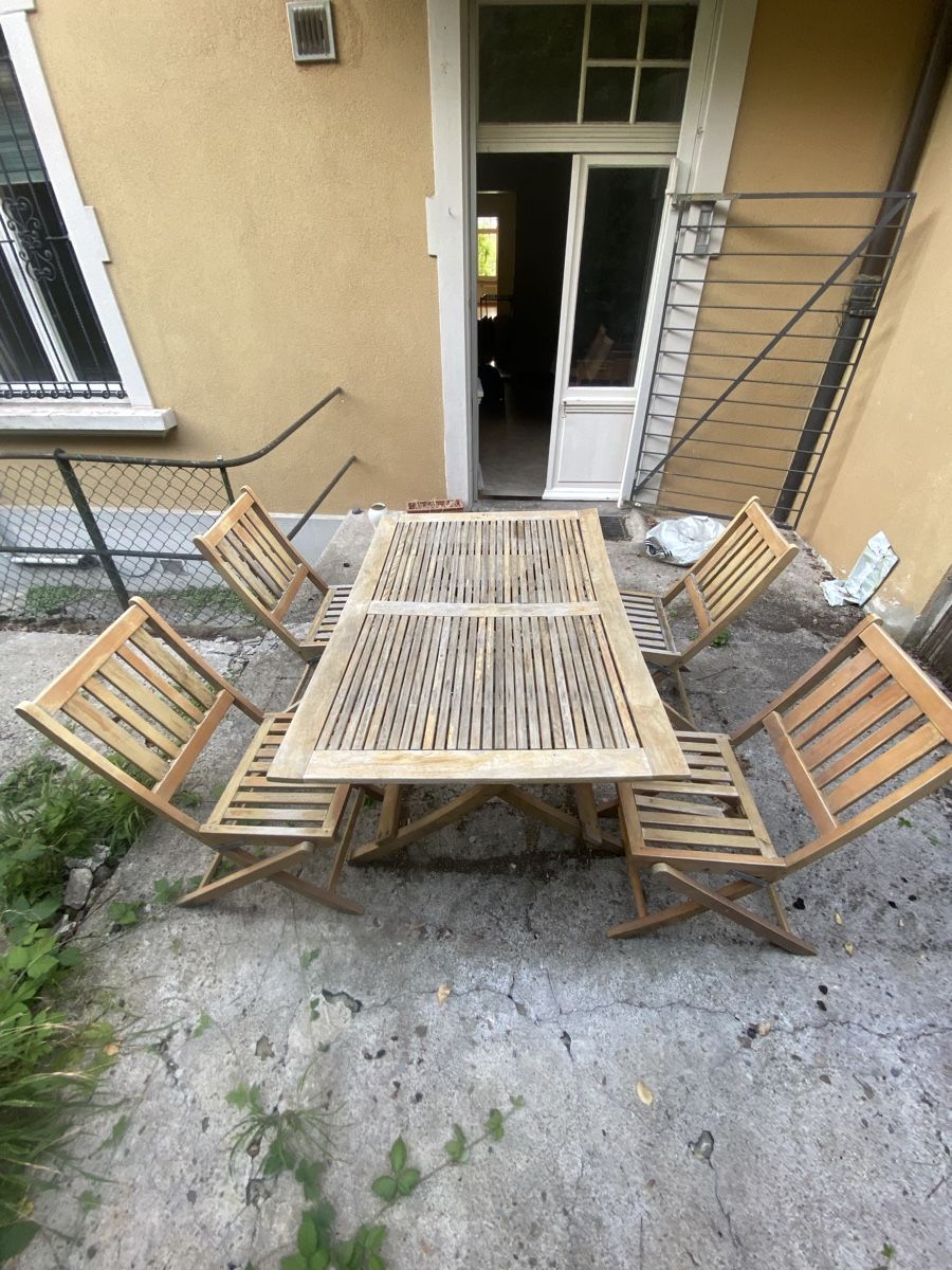 Tische: Gartentisch mit vier Stühlen – Gebraucht aus Zürich von ste_6k6s 3