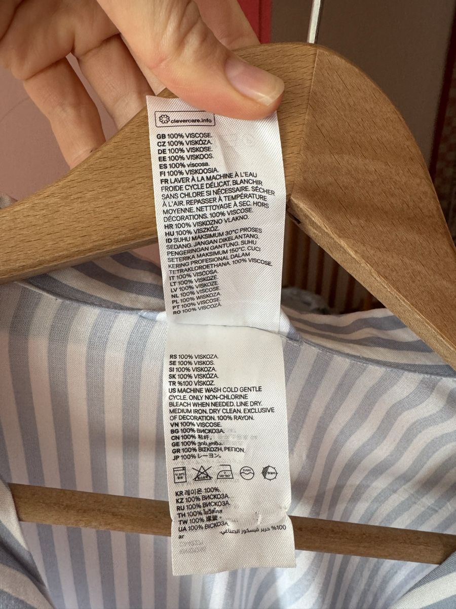 H&M Camicette: Lange Bluse gestreift/Nachthemd H&M – Nuovo (secondo la descrizione) da Zürich venduto da gioiali92 3
