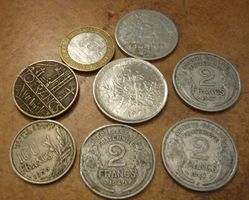Französische Münzen / Geld