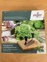 Kräuterbrett mit Wiegemesser von Zeller