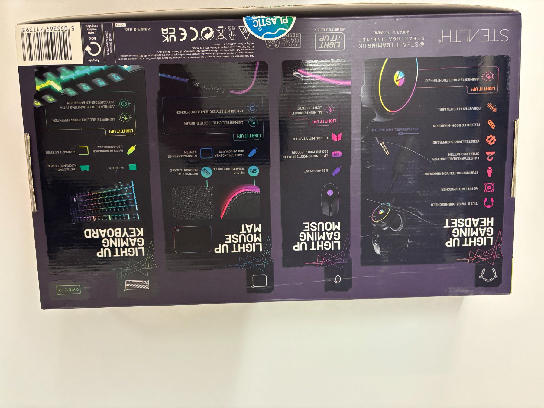 Tastiere: Stealth Gaming Bundle 4 in 1 - RGB – Usato da Glarus venduto da Tabuton 2
