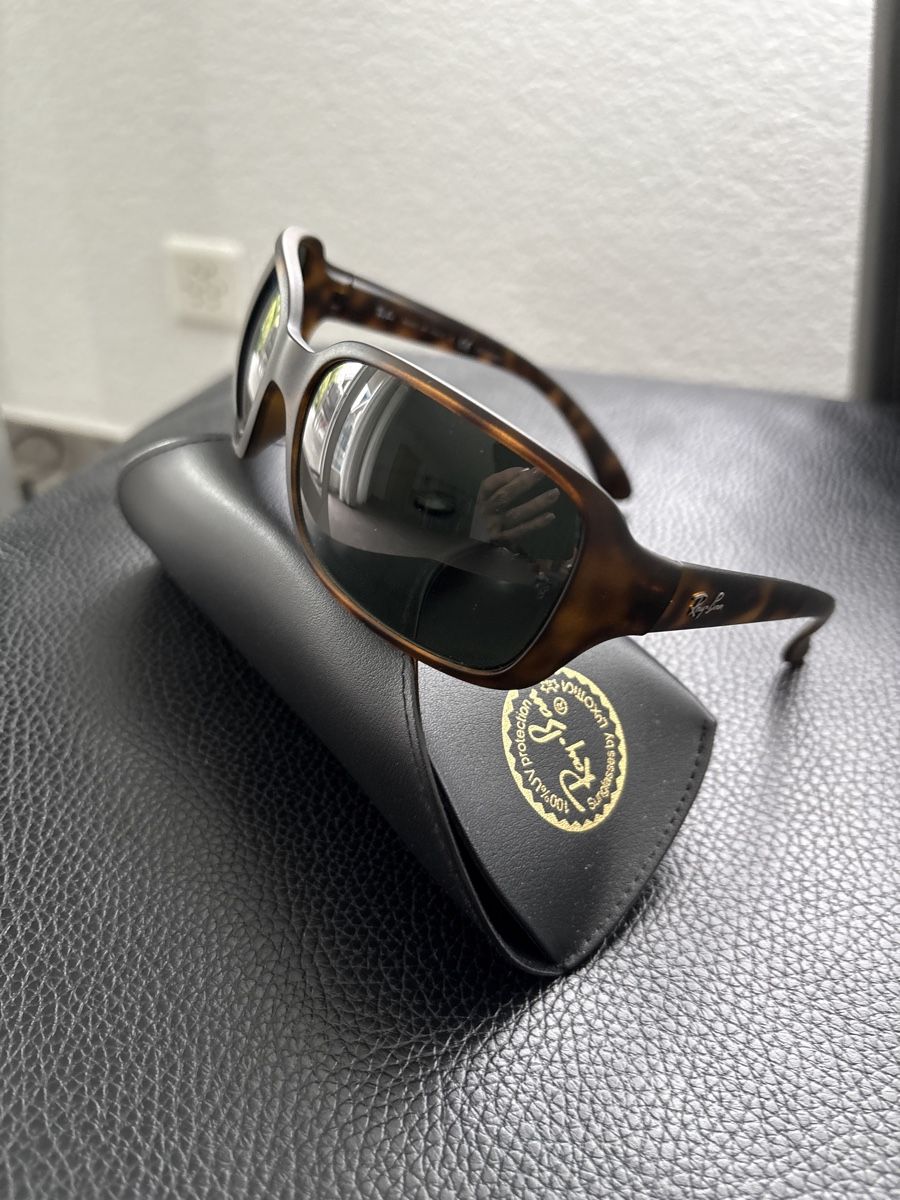Ray-Ban Sonnenbrille, Top Zustand, Braun gemustert 😎 (Neu (gemäss ...
