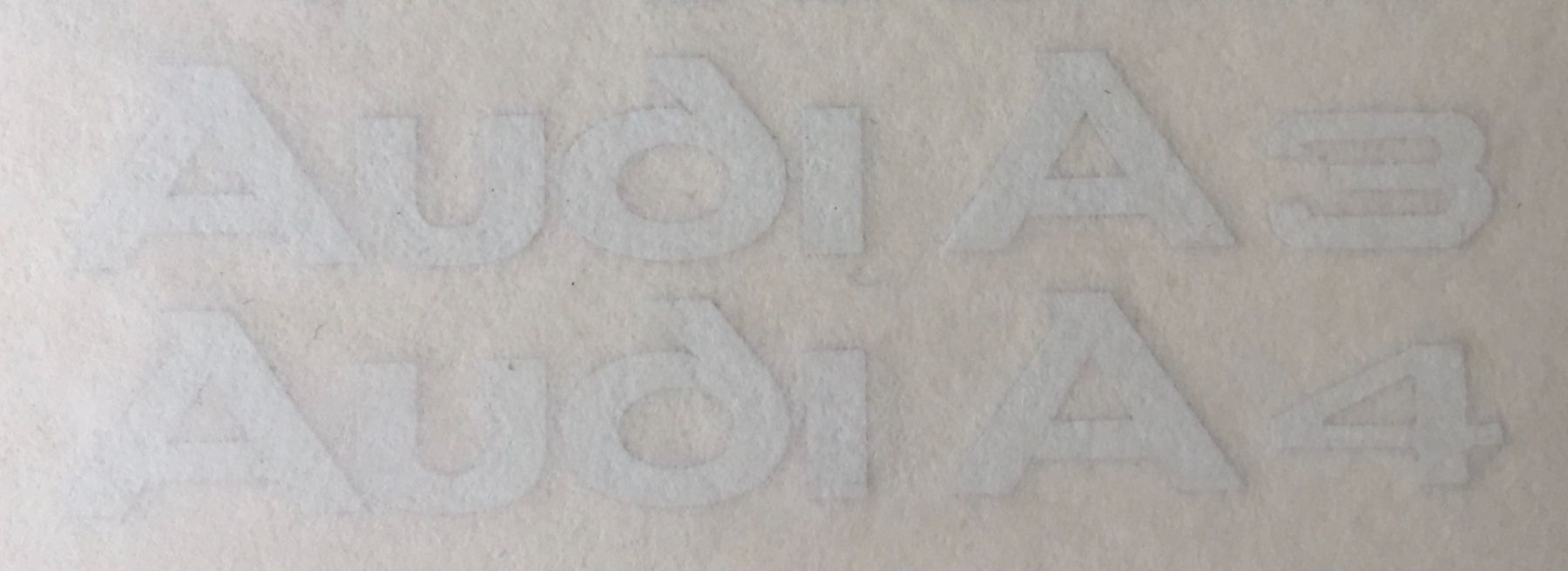Sticker: Audi A3 /A4  Aufkleber  Top Angebot – Nuovo (secondo la descrizione) da Aarau venduto da Foruschweiz 1
