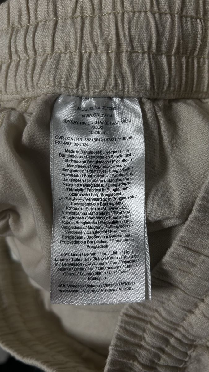 Only Pantaloni: Leinenhose – Nuovo e nell'imballaggio originale da Gränichen venduto da ols_6nxf 4