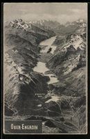 AK Silvaplana, Karte der Umgebung, 1910
