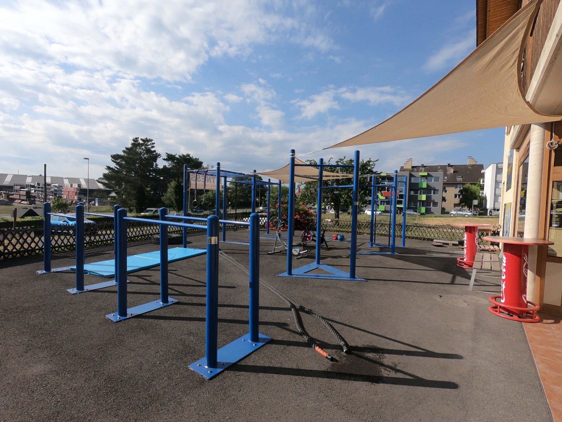 Pareti & prese d'arrampicata: Parc complet de Street Workout (5 modules) – Usato da Boudry venduto da mnonorgue 6
