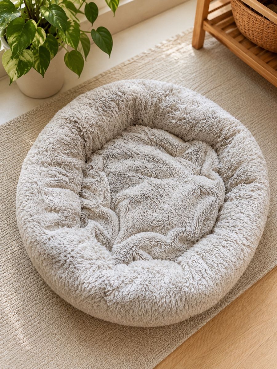 Niches, paniers: IKEA UTSÅDD pet bed, L, light grey – D'occasion à Lausanne par per_nd75