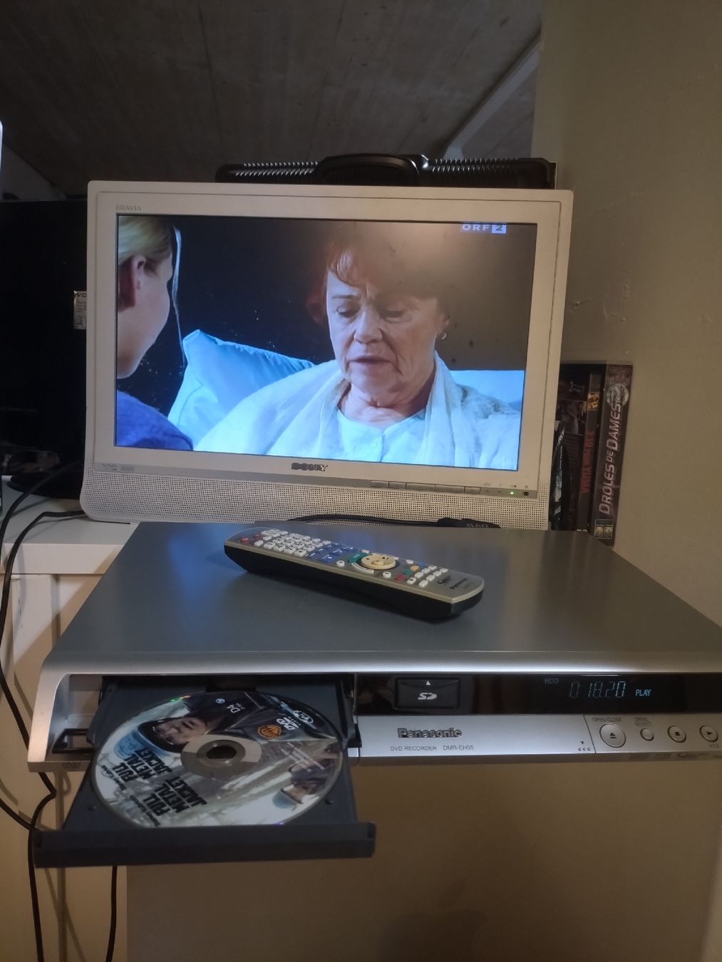 Panasonic Aufnahmegeräte: Panasonic DMR-EH55 DVD-R HDD 160Go + Remote - Working – Gebraucht aus Farvagny-le-Grand von LaCaverne