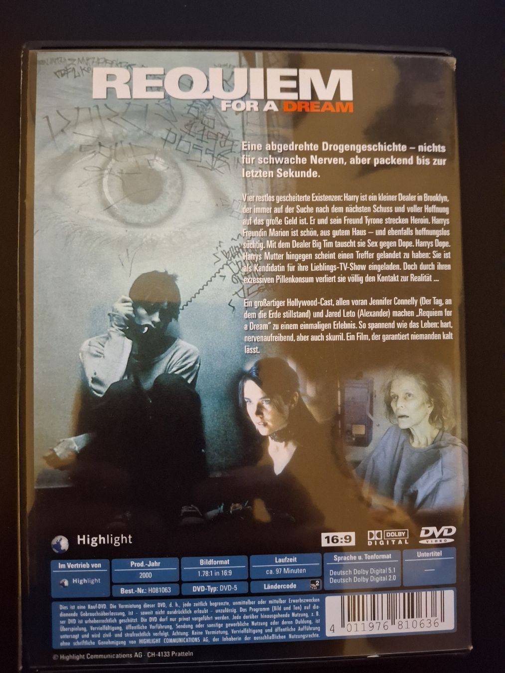 Tutti i DVDs: Requiem for a dream – Usato da Frauenfeld venduto da aro_kph8 1