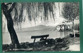 Montreux et Château de Chillon, 1954, gelaufen
