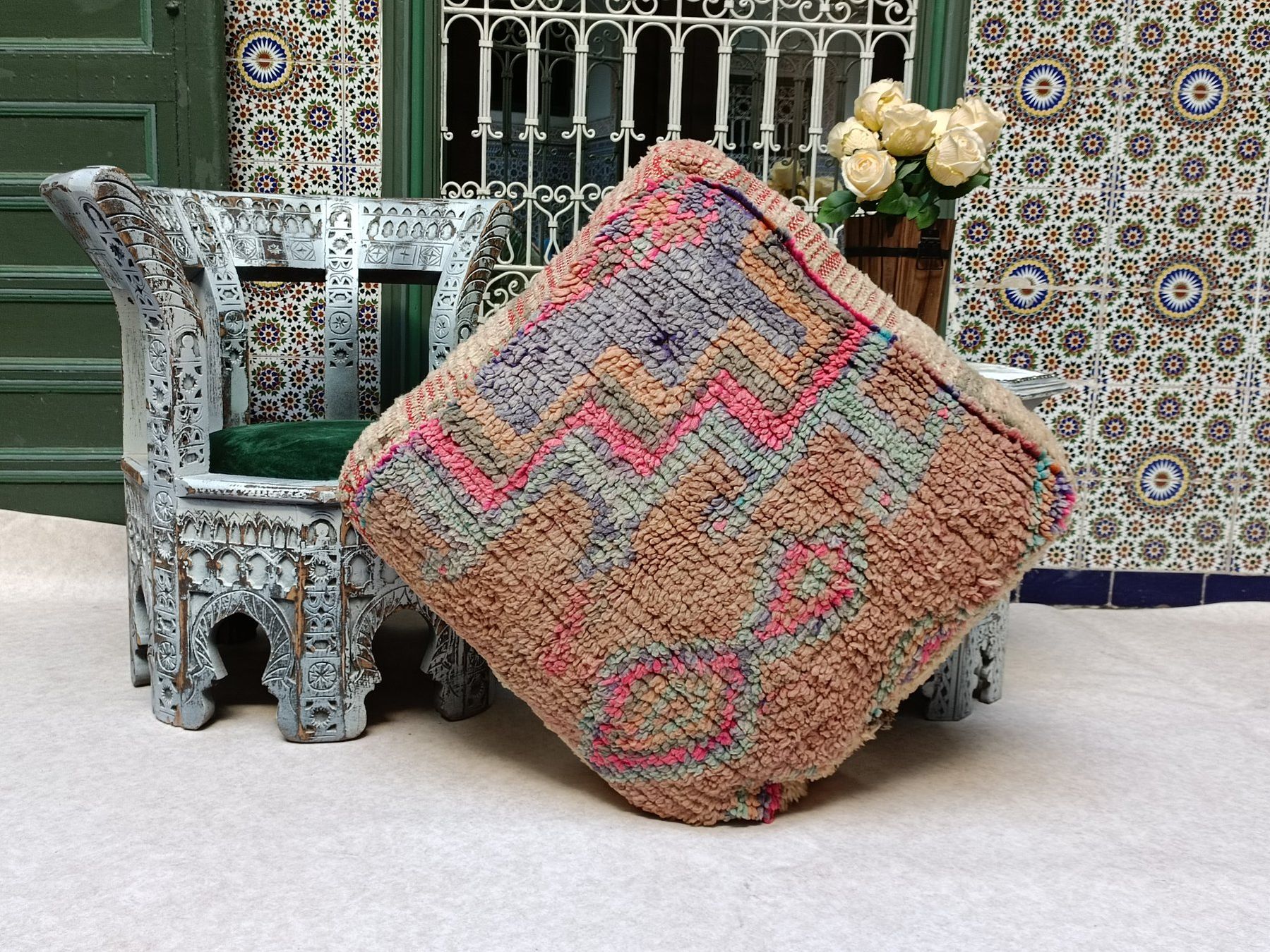 Divani: Pouf marocain Vintage – Nuovo (secondo la descrizione) da cournillens venduto da Haronn