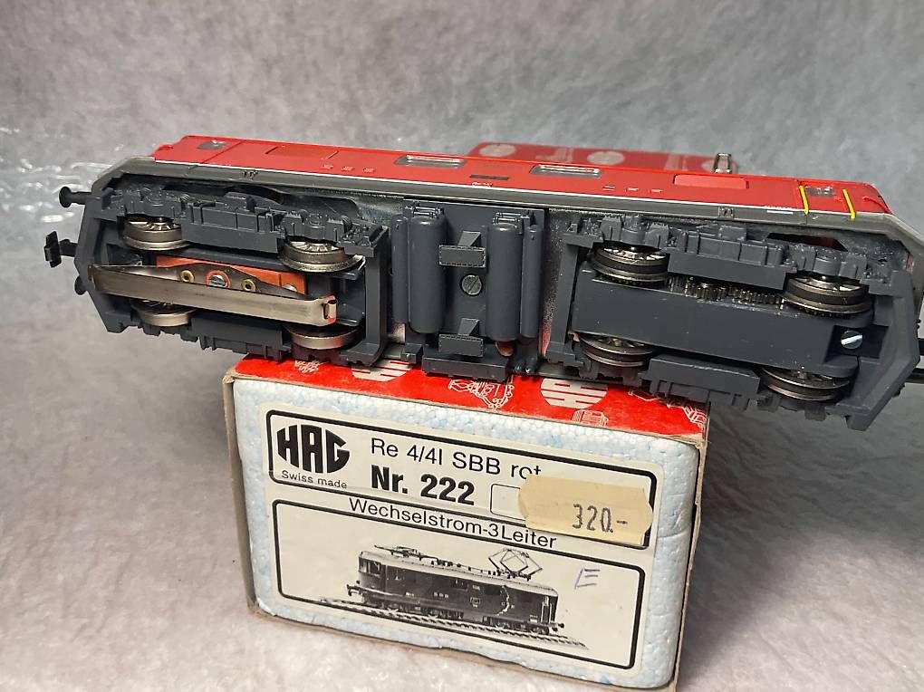 Hag Modelleisenbahnen: Re 4/4 I Nr. 222 – Neu (gemäss Beschreibung) aus Wald ZH von Sbbemilio