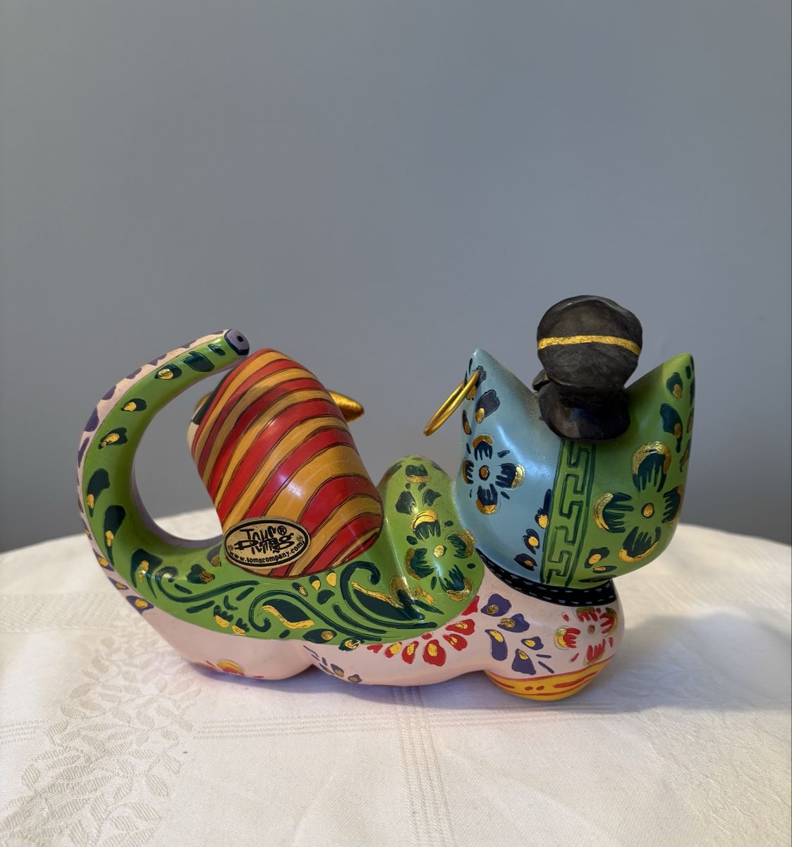 Toms Drag Statuette: Toms Drag Katze liegend – Usato da Riehen venduto da BESSI17 1