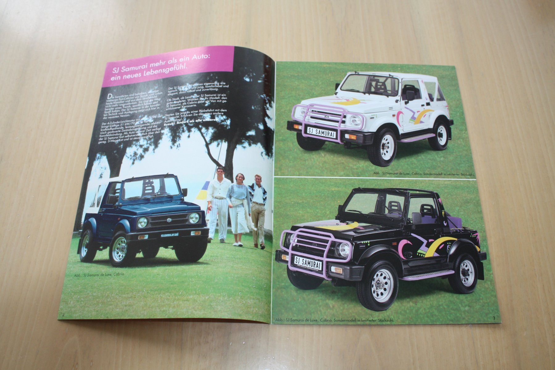 Documenti: Suzuki SJ Samurai Prospekt - 3/1992 – Usato da Wikon venduto da erwin400 1