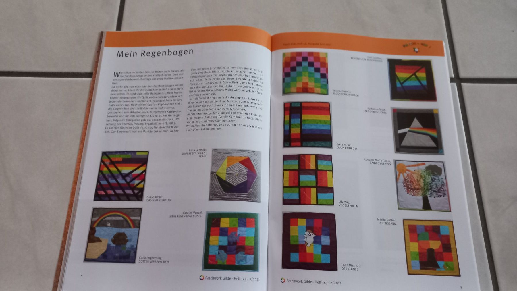 Zeitschriften & Magazine: 2 Magazine Patchwork Gilde Zeitschriften, Hefte 142+143, Top – Gebraucht aus Winistorf von acreativ4 2