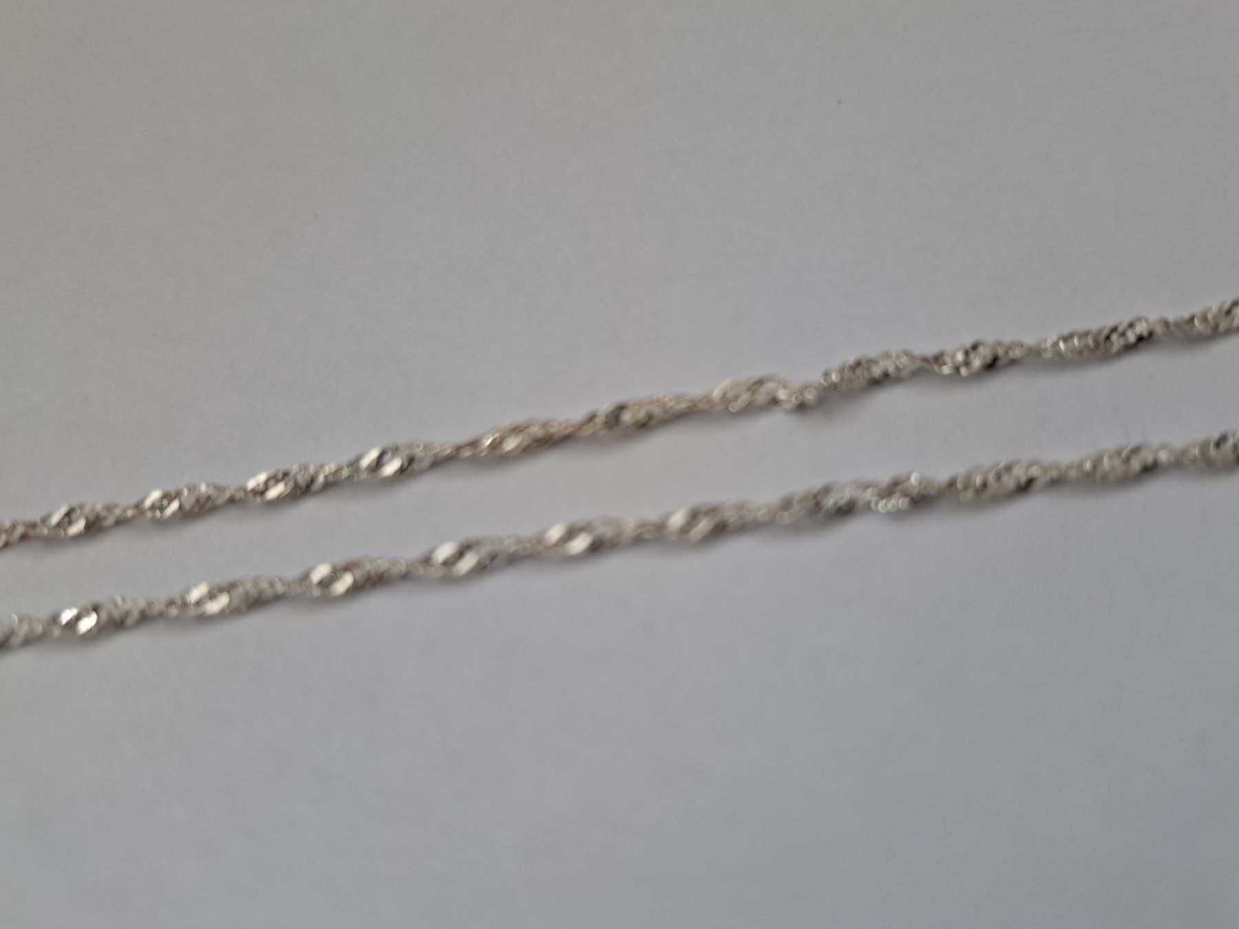 Catenine: Kette Metall versilbert 40cm lang – Nuovo (secondo la descrizione) da Alpnachstad venduto da perlengaby 1