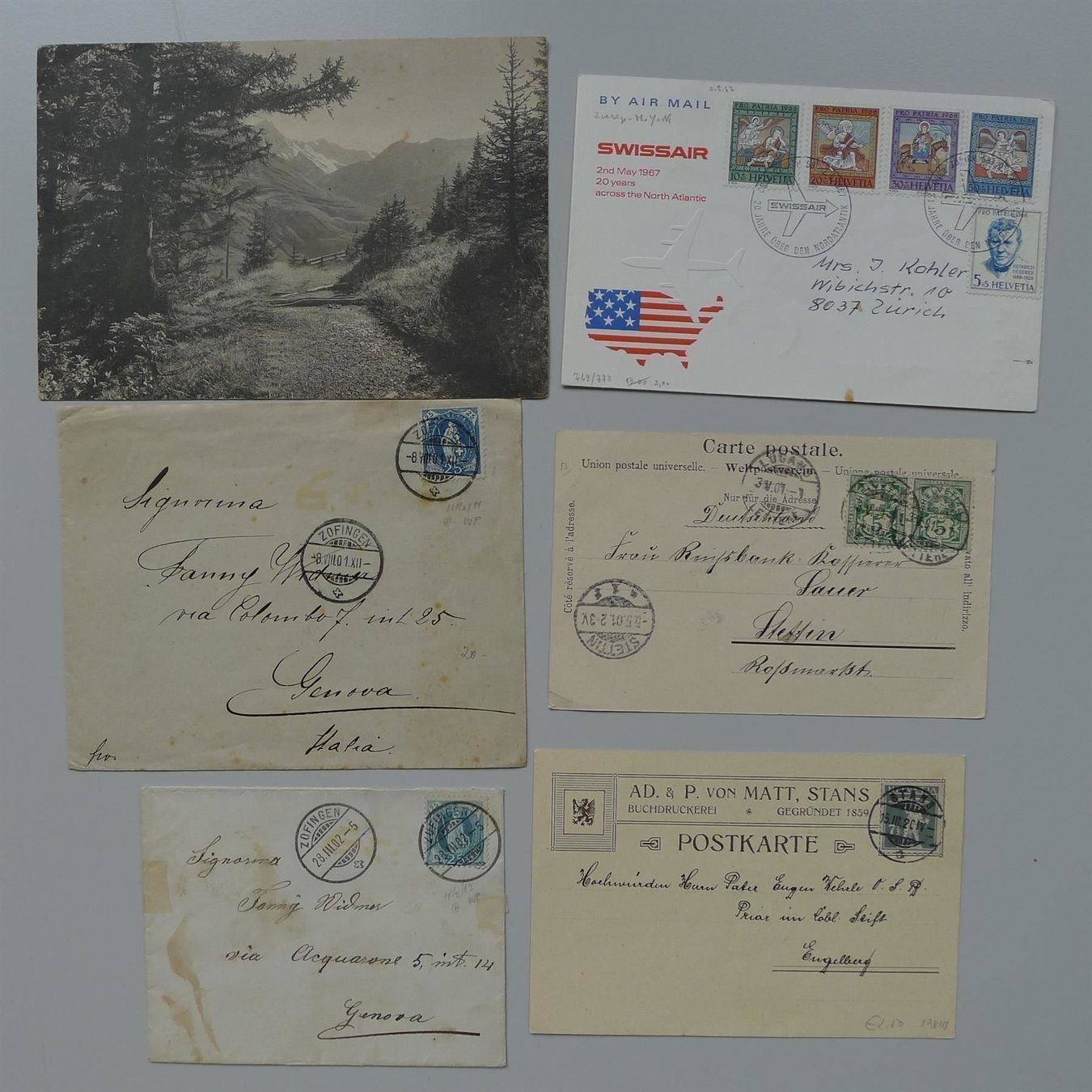 Alle Briefmarken: Grosse Briefsammlung von über 400 Stück – Gebraucht aus Sursee von Luzernerraute 9