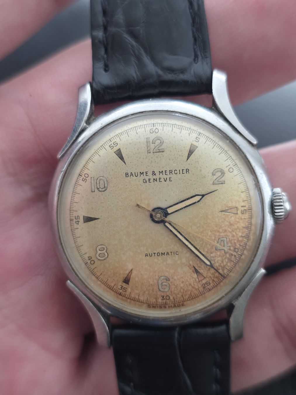 Baume & Mercier Orologi: Fancy Baume & Mercier Automatic Stainless Steel – Usato da Grand-Lancy venduto da Precision-GE 1