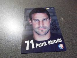 ZSC-Autogrammkarte P. Bärtschi, 2012/2013