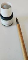 Zeichenfeder Kalligraphie mit Kunstschrifttusche Pelikan