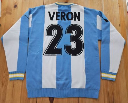 Lazio Rom Pullover #23 Juan Sebastián Verón NEU Grösse L