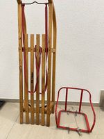 Davoser Schlitten mit Kindersitz