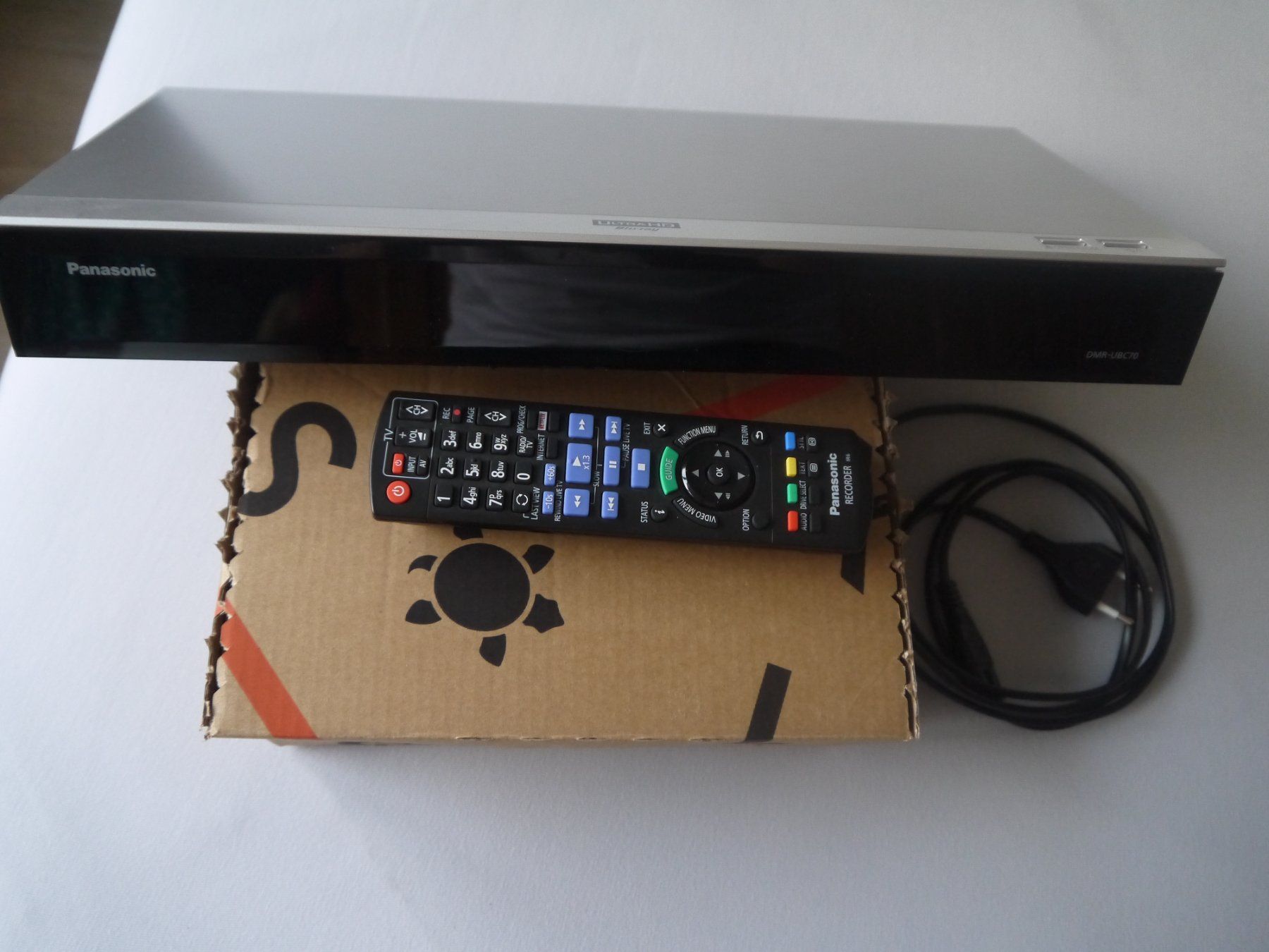 Panasonic Sistemi audio & multimediali: PANASONIC DMR UBC70 - 4K UHD Blu Ray Player/Recorder – Usato da Hagendorn venduto da Blaf