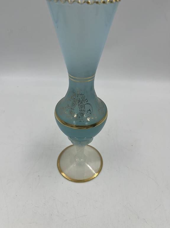 Vasi & Recipienti: Vase ancien opaline bleue  – Nuovo e nell'imballaggio originale da Genève venduto da Eric1823 1