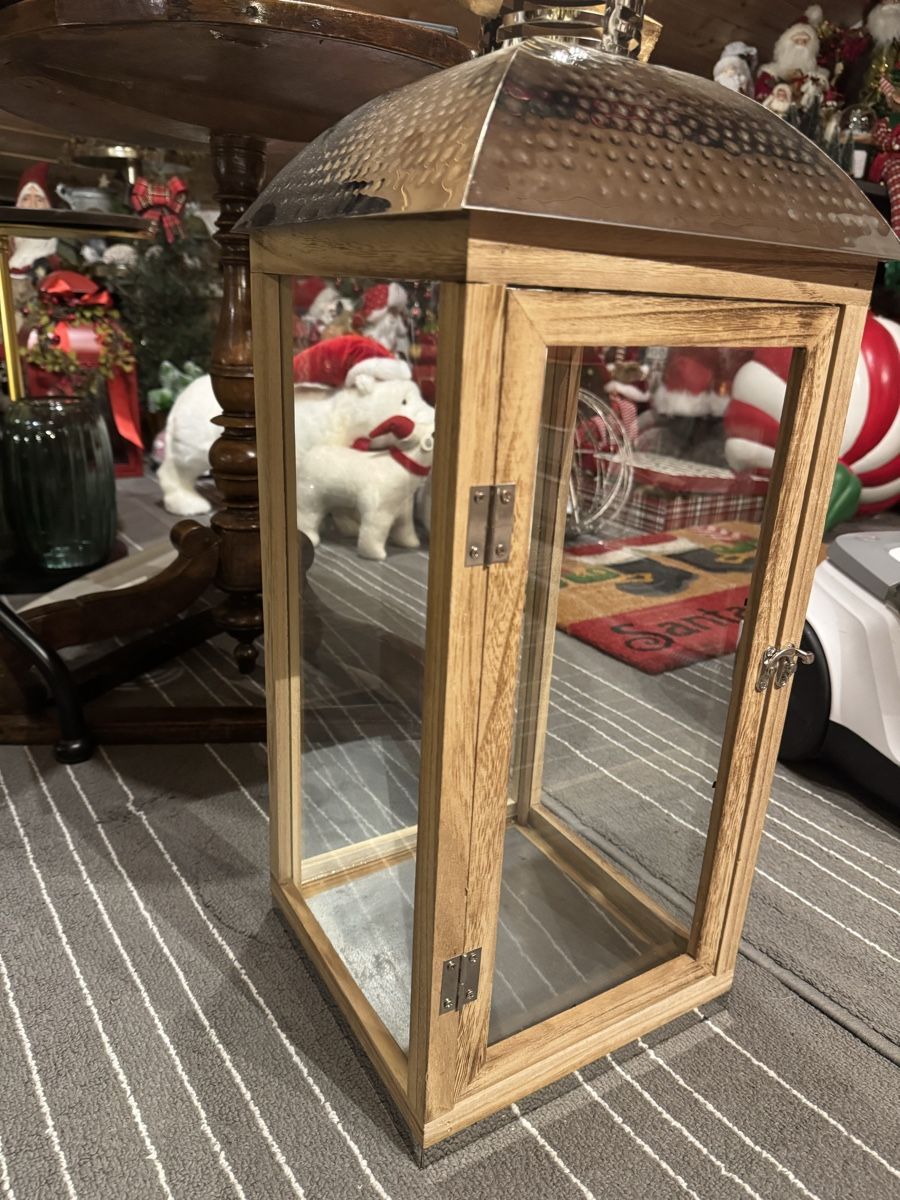 Tutte le decorazioni: Moderne Holzlaterne, 62cm gross – Usato da Pfäffikon ZH venduto da lenaviktoria 1