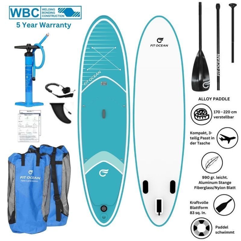 Surfboards & Schwimmbrette: FIT OCEAN Magic Glide Aqua, 325 cm Stand Up Paddle – Neu und originalverpackt aus Küssnacht am Rigi von surfdeal