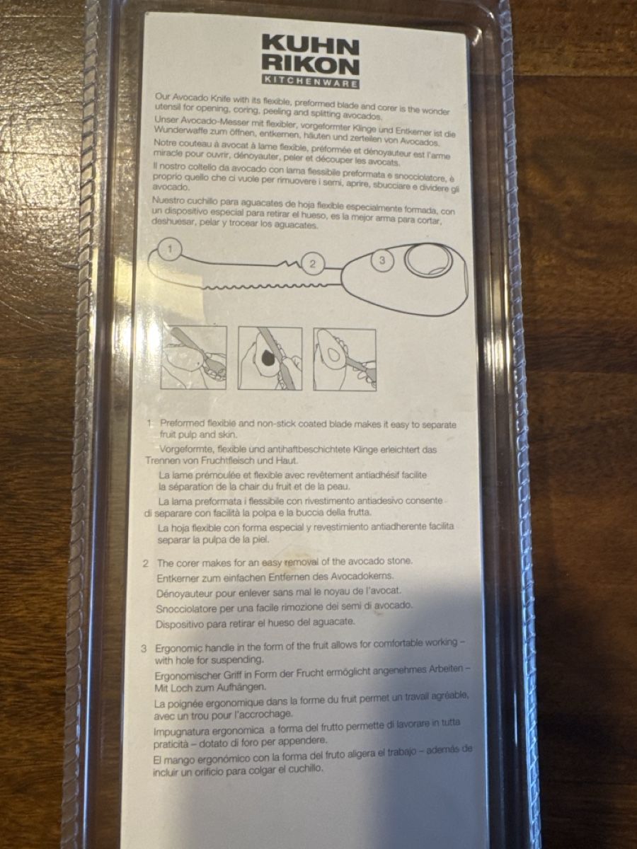 Kuhn Coltelli da cucina: Kuhn Rikon Knife NEU – Nuovo e nell'imballaggio originale da Bex venduto da ArnaudAGV 1