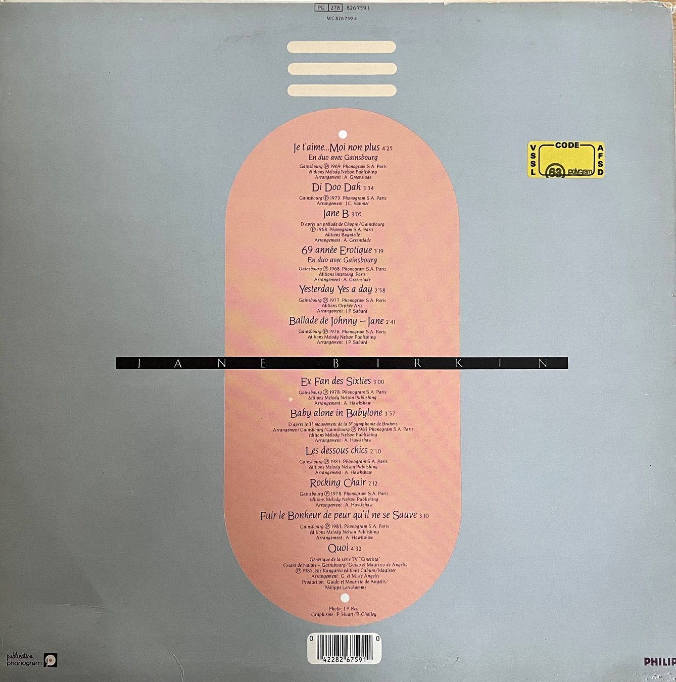 Dischi in vinile: Jane Birkin - Quoi – Usato da Savagnier venduto da Ne2065 1