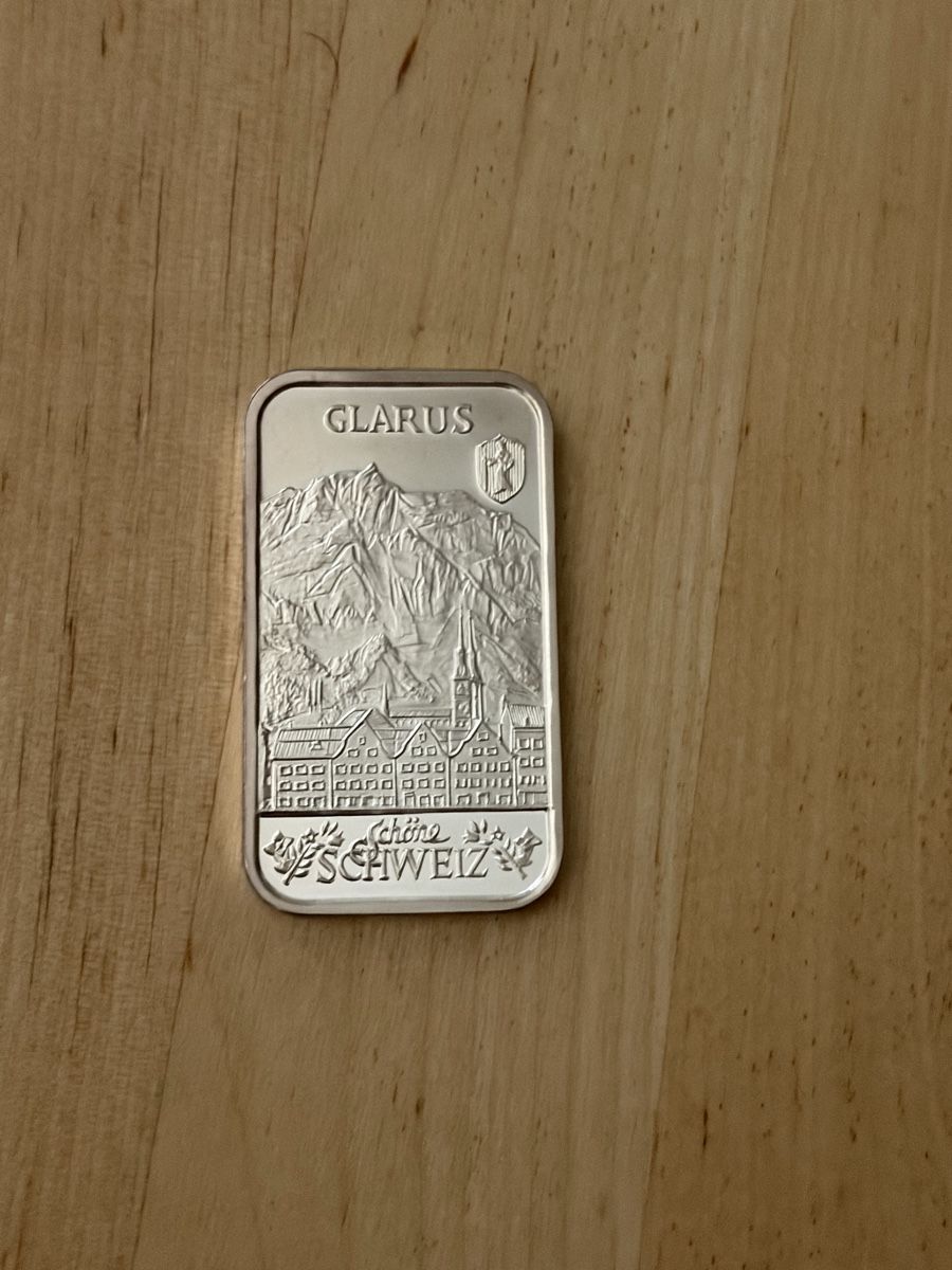 Metalli preziosi: Schöne Schweiz Glarus Silber Unze – Nuovo (secondo la descrizione) da Kloten venduto da ca_1000s
