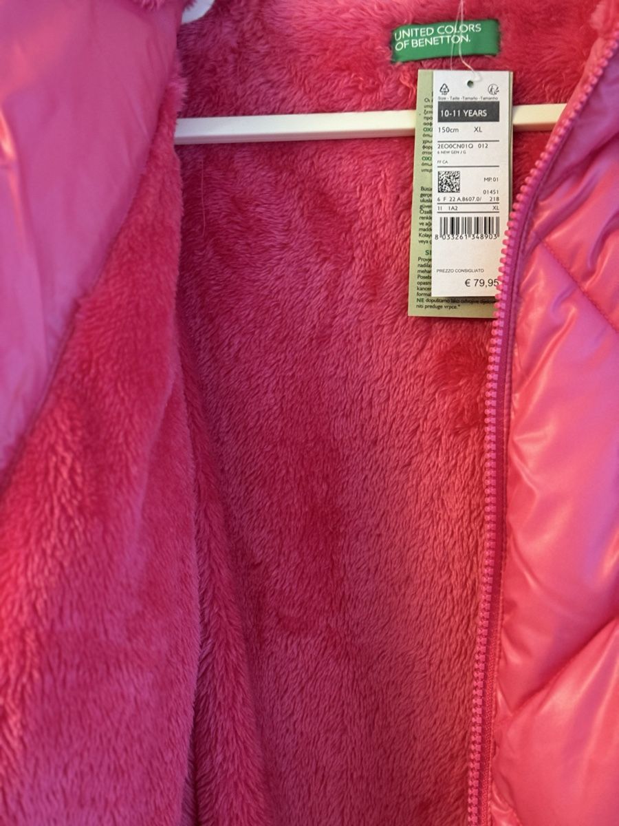 Benetton Vestes & Manteaux: Benetton Winterjacke Mädchen, Gr. 152, pink – Neuf (Voir description) à Niederhasli par Mfallegger 2