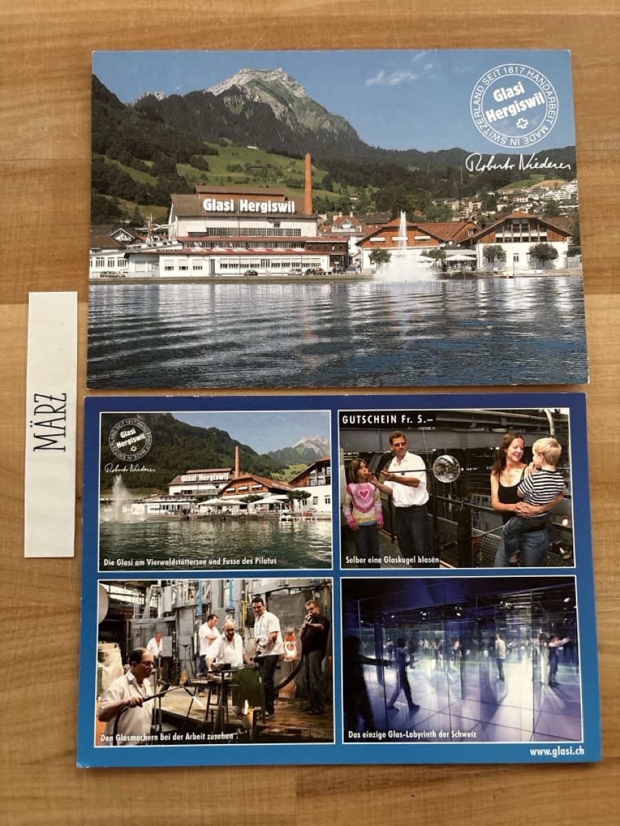 Cartes postales: AK von Glasi Hergiswil – D'occasion à Rümlang par Kartenpost1