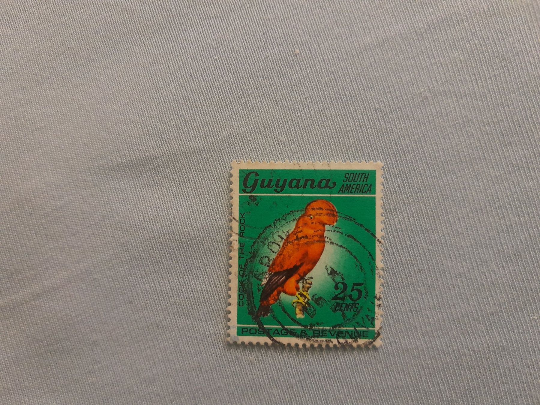 Tutti i francobolli: Guyana Vögel – Usato da Marly venduto da globetrotter1723