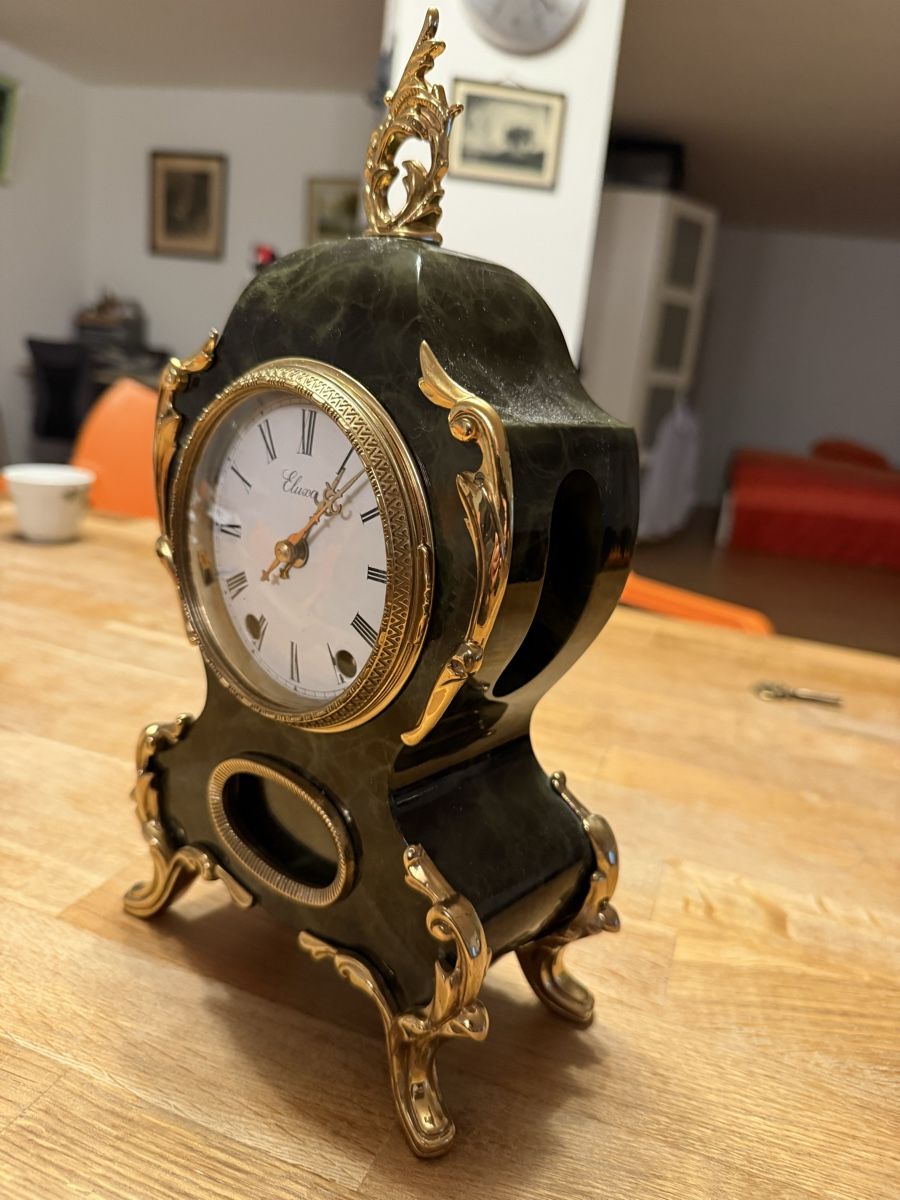 Eluxa Orologi da terra & Orologi da parete: Eluxa Tischuhr, Marmor Optik,  Standuhr Pendule – Usato da Goldach venduto da Messerguru 3
