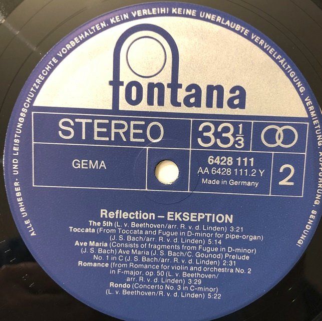 Vinyles: Ekseption - Reflection (LP) – D'occasion à Grüningen par azulvinyl 3