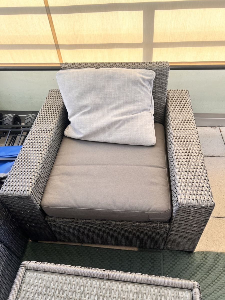 Sofas: Sommer lounge mit Tisch – Gebraucht aus Büron von Fox_21 1