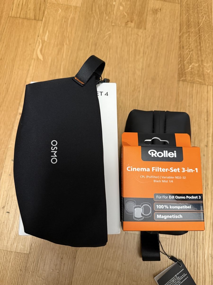 DJI Action Cam: DJI Osmo Pocket 4 Creator Combo mit Rollei Filterset – Nuovo (secondo la descrizione) da Davos Platz venduto da Momi7 3