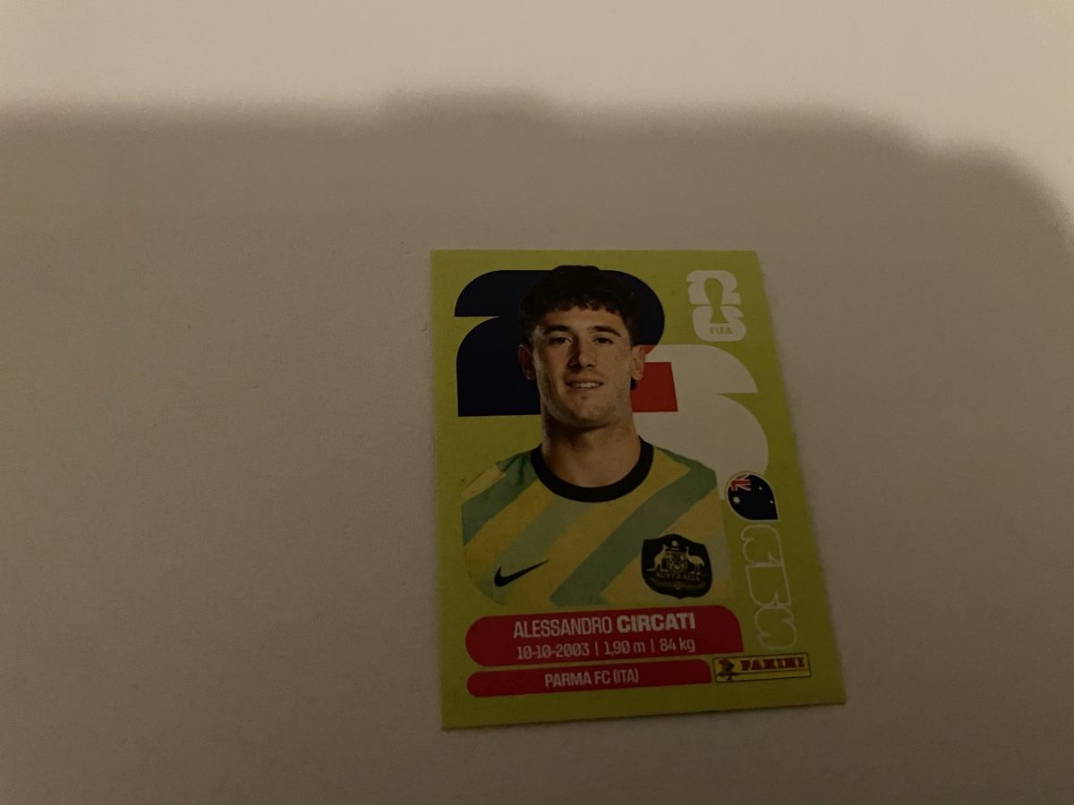 Panini Carte collezionabili: FIFA WM 2026 Alessandro Circati AUS 5 – Nuovo (secondo la descrizione) da Winterthur venduto da Cobraforce
