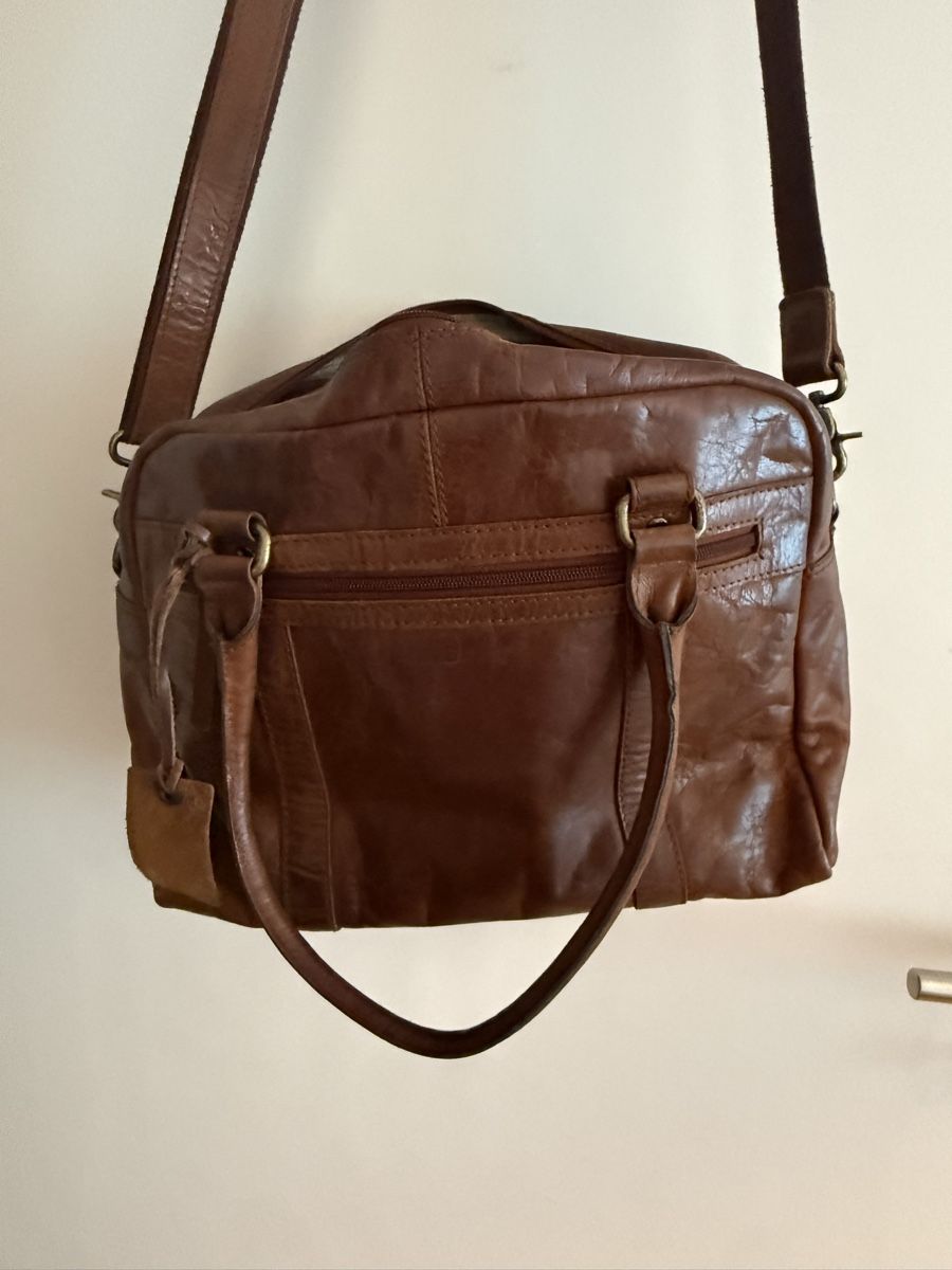 Borse da donna: Ledertasche braun Handtasche Varese – Usato da Meggen venduto da edwardcallan