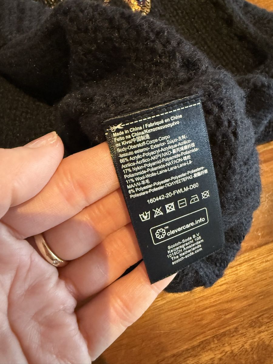 Maison Scotch Maglioni & Felpe: Schwarzer Pullover von Scotch & Soda – Nuovo (secondo la descrizione) da Luzern venduto da Itsclaire 2