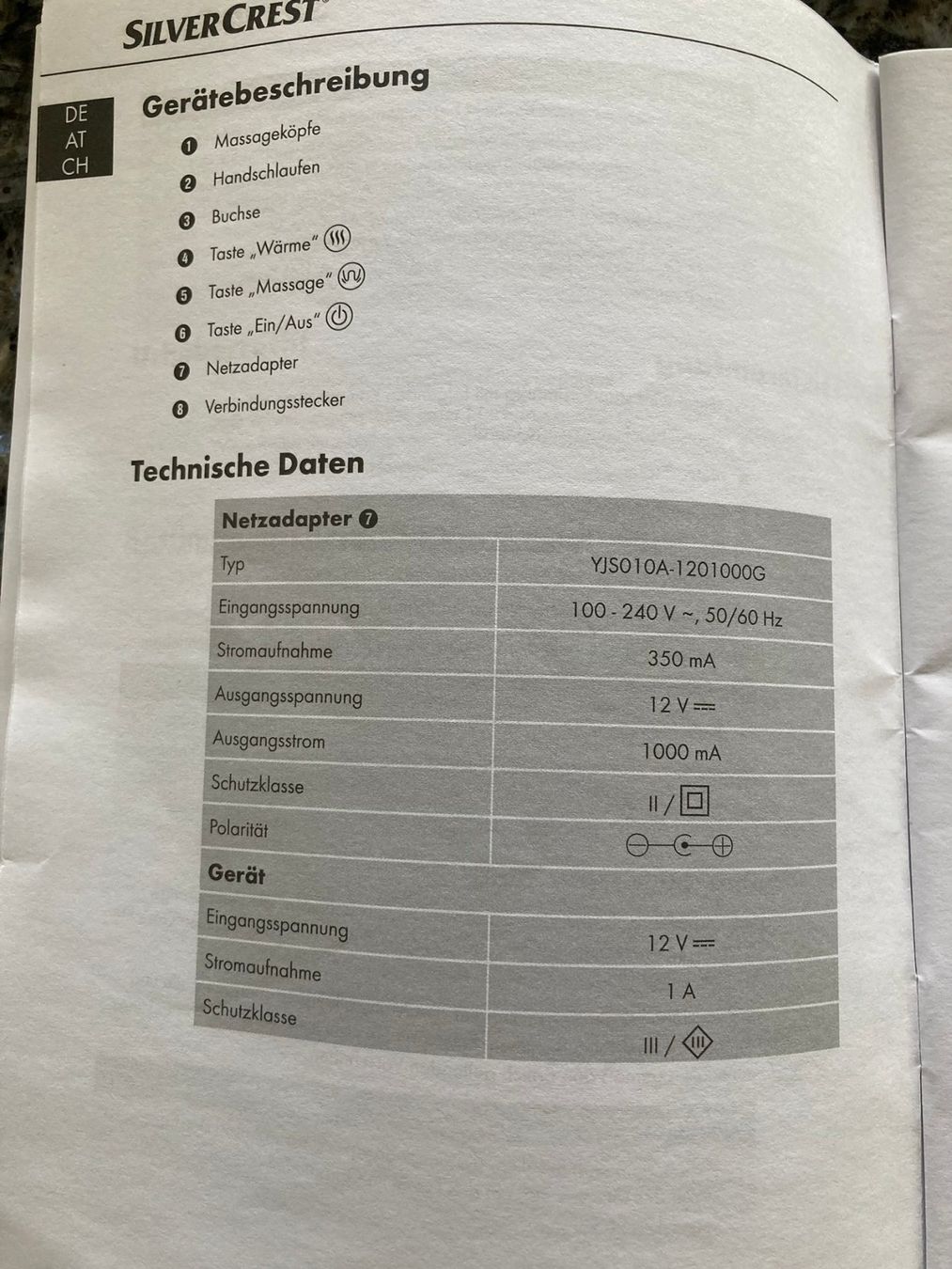 SilverCrest Dispositivi per massaggi: Shiatsu-Nacken-Massagehörnchen – Usato da Grosshöchstetten venduto da laterne2017 5