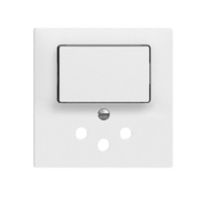 Frontset EDIZIOdue 60x60mm für Kombi Gr.I/T12 Farbe weiss
