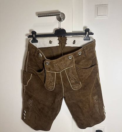 Lederhose von Spieth & Wensky - Größe 46, braun, neuwertig