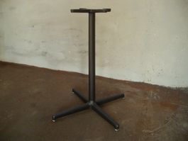 Gussfuss Tischbein 4 Beine Schwarz