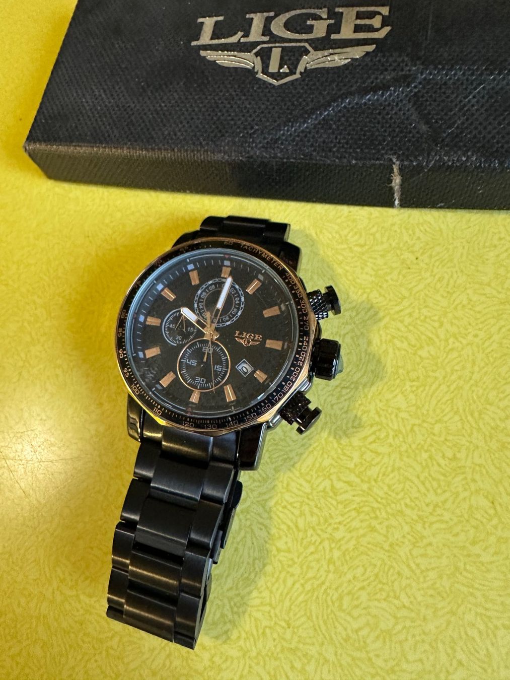 Orologi: Chronograph von Lige Neu – Nuovo (secondo la descrizione) da Pieterlen venduto da Plasticbox 1