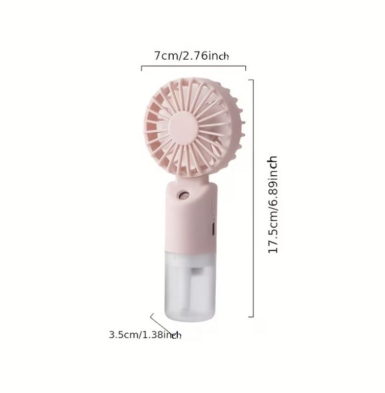 Ventilatoren: Mini Ventilator mit Sprühfunktion rosa – Gebraucht aus Zürich von naz_h8jw 2